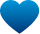 Blue heart icon